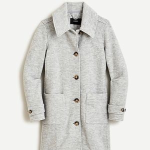 J Crew Italian Boiled Wool Lady Coat